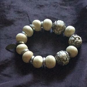 Authentic Roni Blanshay ivory silver bracelet